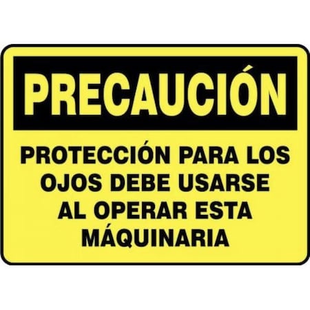 Accuform OSHA CAUTION Safety Sign EYE SHMPPA609XT SHMPPA609XT